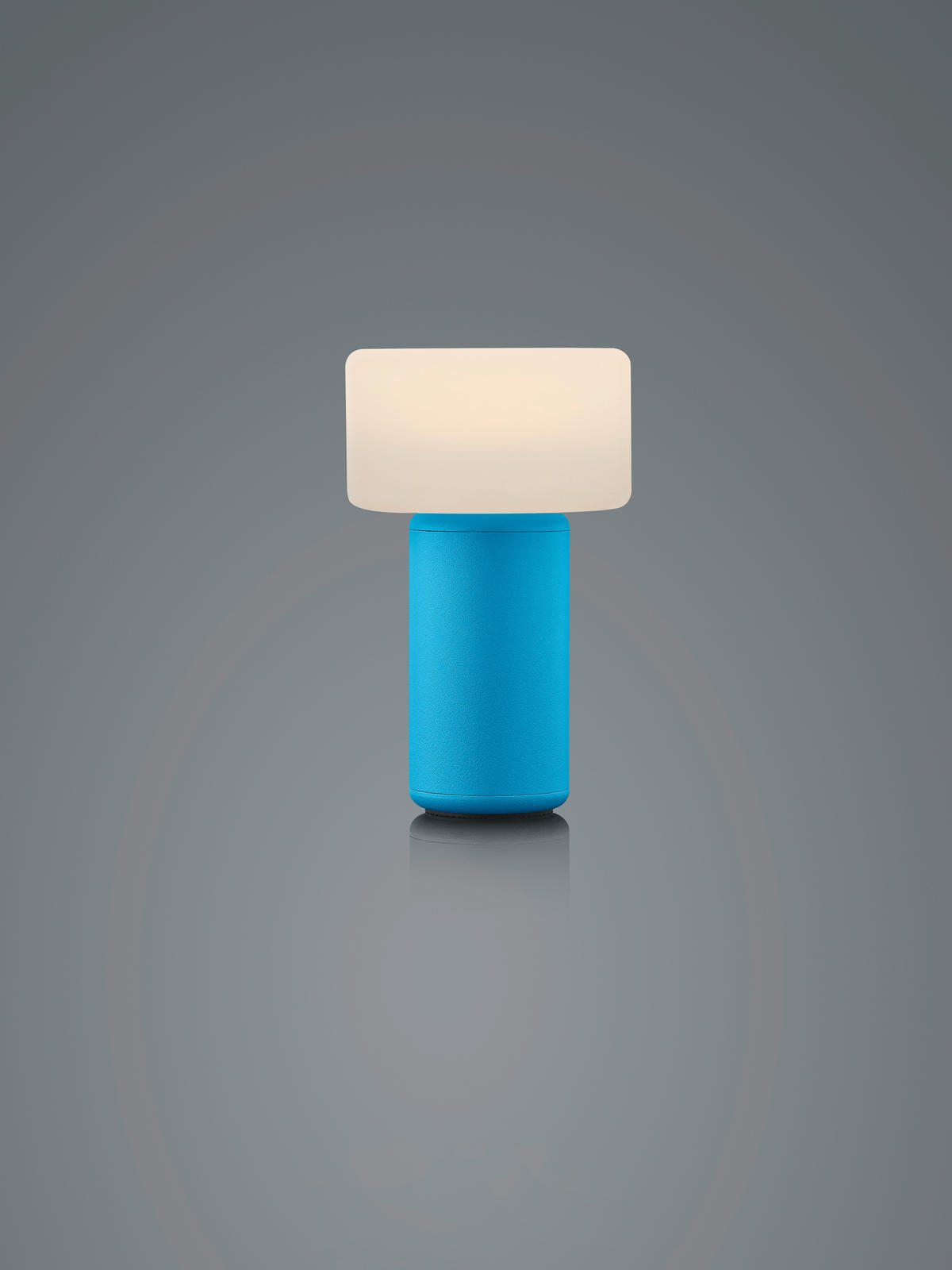 AKKU-TISCHLEUCHTE Tiny 8/13.5 cm  - Pastellblau, Trend, Metall (8/13.5cm) - Hell