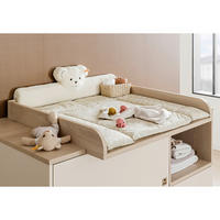 WICKELAUFSATZ Mila & Ben  - Beige, Basics, Holzwerkstoff (129,4/12,5/81,3cm) - Paidi