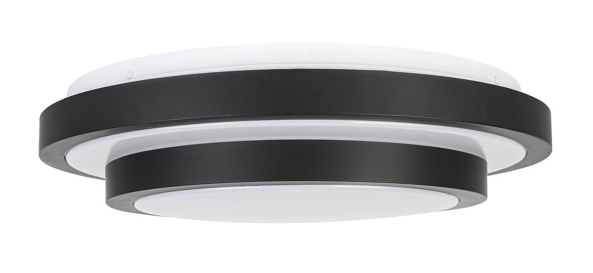 PLAFONJERA  - bela/crna, Osnovno, metal/plastika (39/9cm) - Boxxx