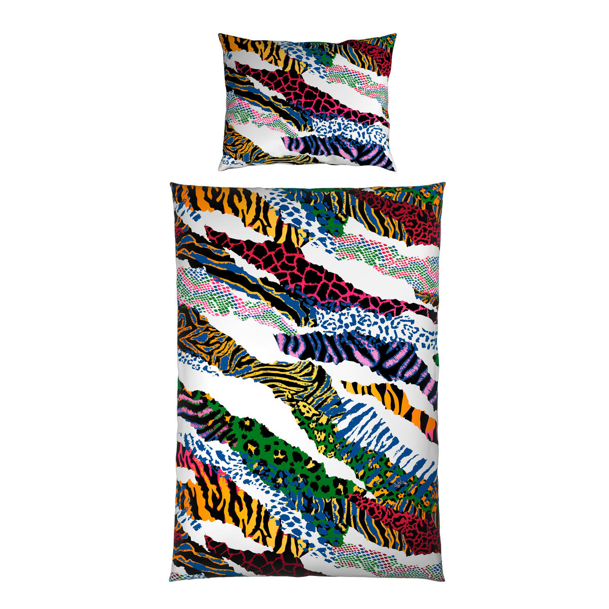 BETTWÄSCHESET 2-teilig TANJA Satin 160/210 cm  - Multicolor, Trend, Textil (160/210cm) - Esposa