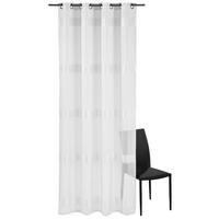 ZÁVES S OČKAMI, polopriehľadné, 140/245 cm - biela, Basics, textil (140/245cm) - Esposa