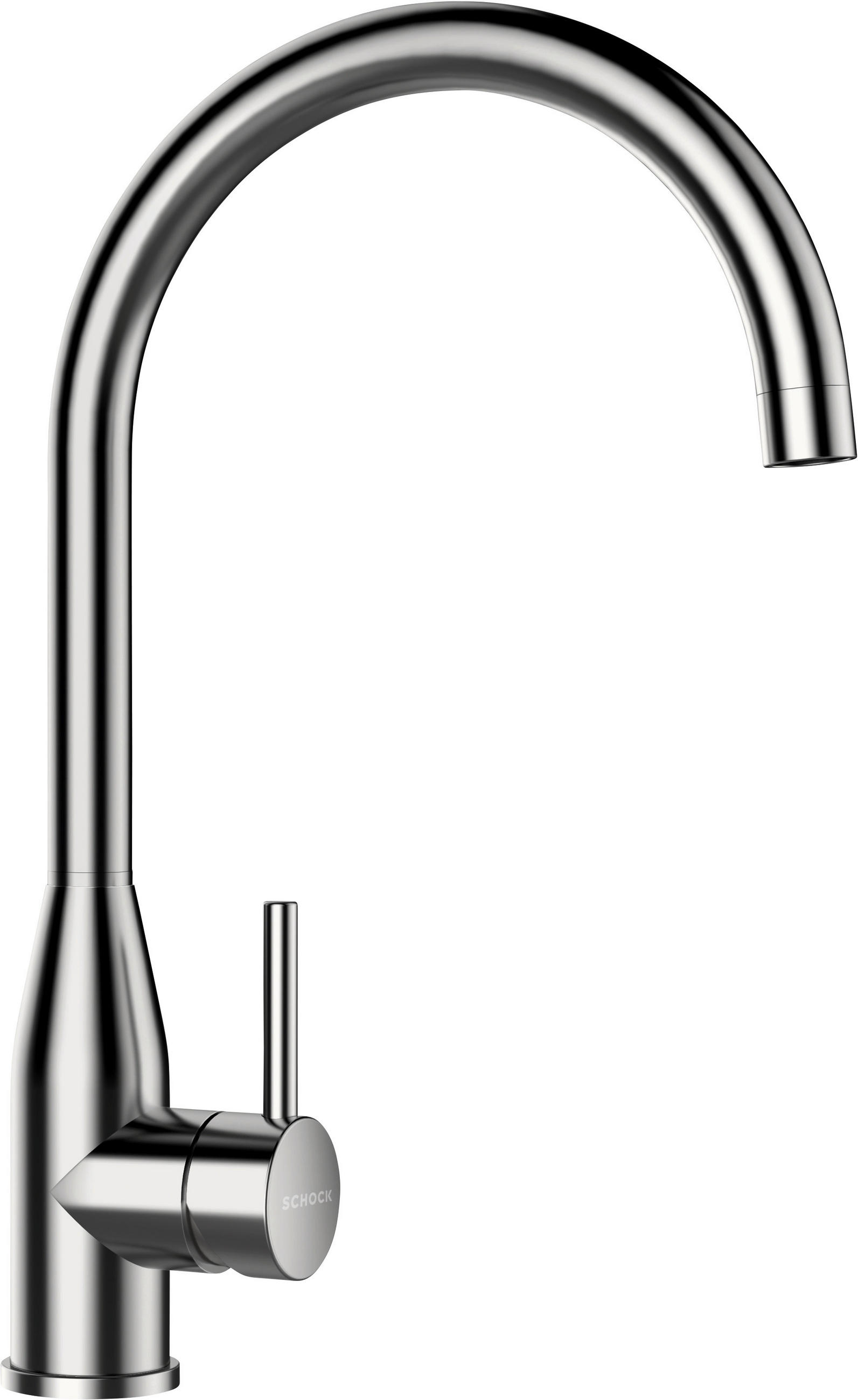 KÜCHENARMATUR  - Edelstahlfarben, Basics, Metall (9,5/38/25,2cm) - Schock