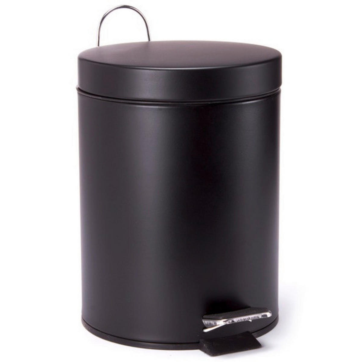 TRETEIMER 3 l  Metall  - Schwarz, Basics, Kunststoff/Metall (17/25cm) - Spirella