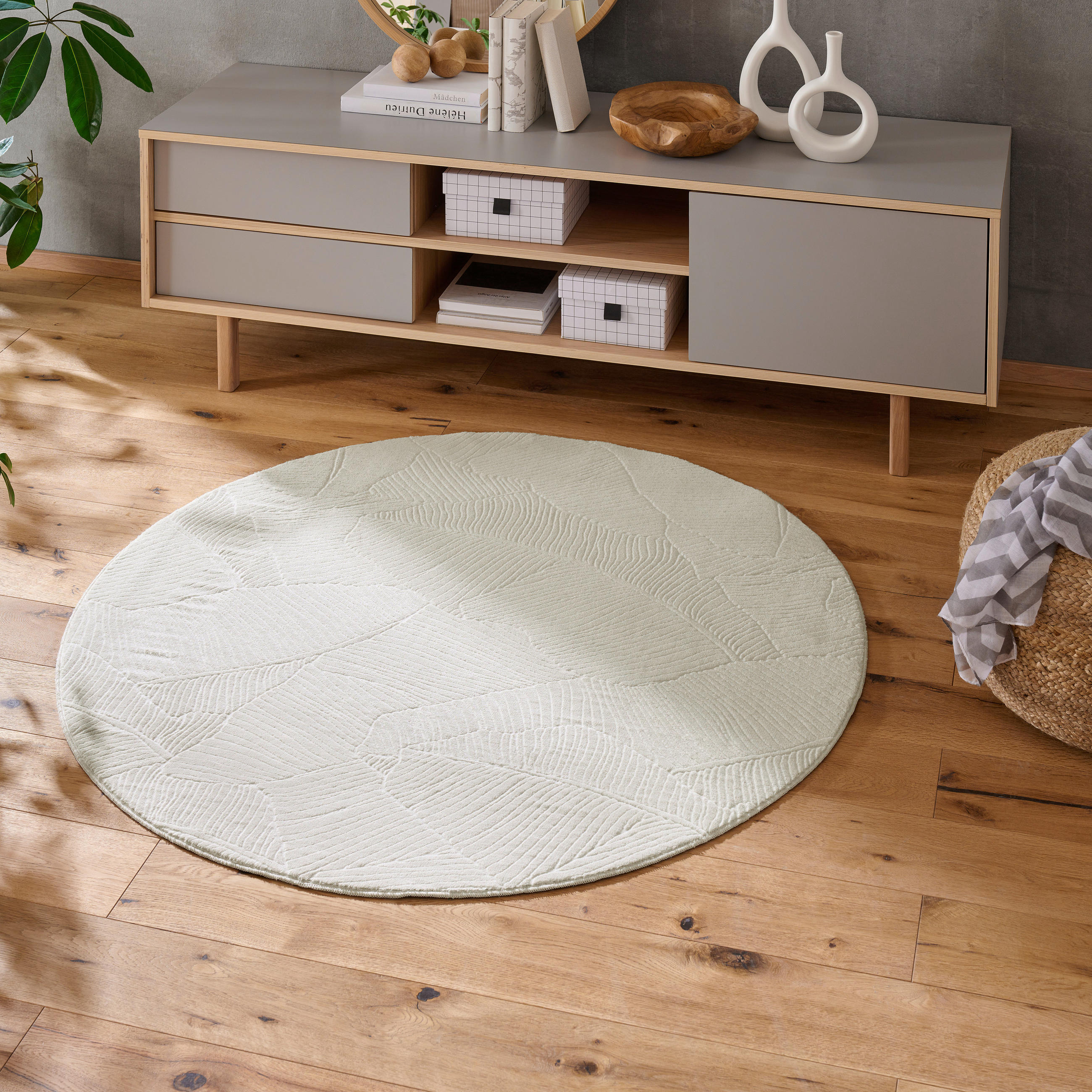 FLACHWEBETEPPICH 120 cm Laura Sandfarben  - Sandfarben, Design, Textil (120cm) - Novel