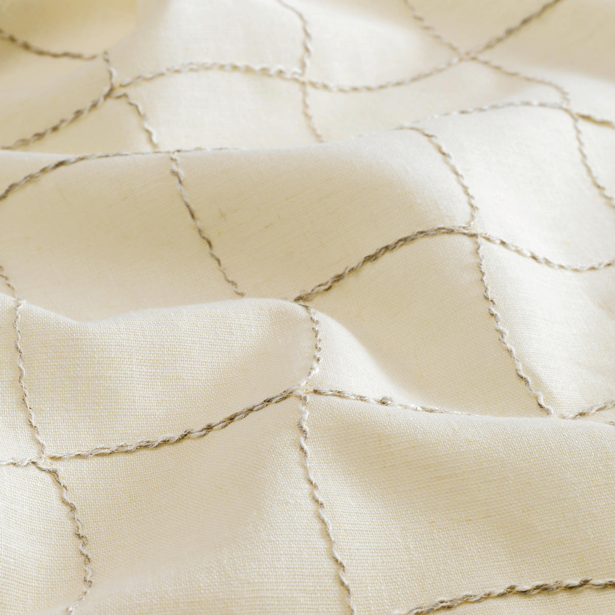 FERTIGVORHANG  halbtransparent  125/250 cm   - Creme, Basics, Textil (125/250cm) - Schöner Wohnen