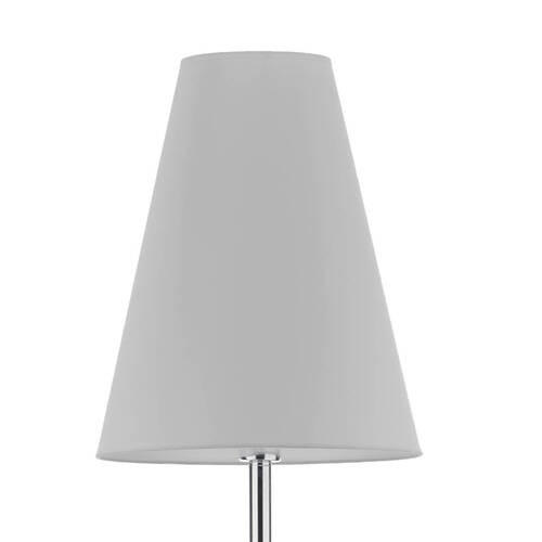 STOJACÍ LAMPA, 35/180 cm  - šedá/barvy chromu, Design, kov/textil (35/180cm)