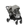 GESCHWISTERWAGEN Evalite Duo  - Hellgrau/Schwarz, Basics, Textil/Metall (56/101,5/104cm) - Joie