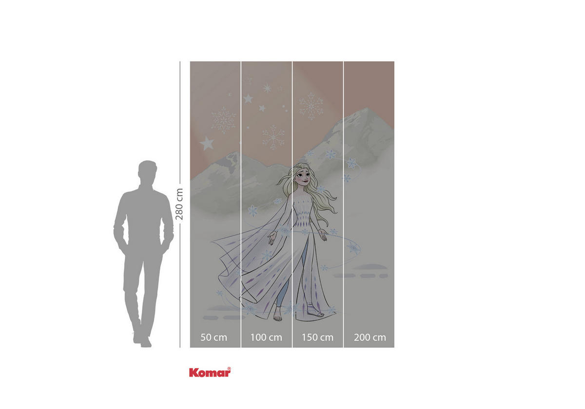 FOTOTAPETE  - Rot/Weiß, Trend, Textil (200/280cm) - Xora