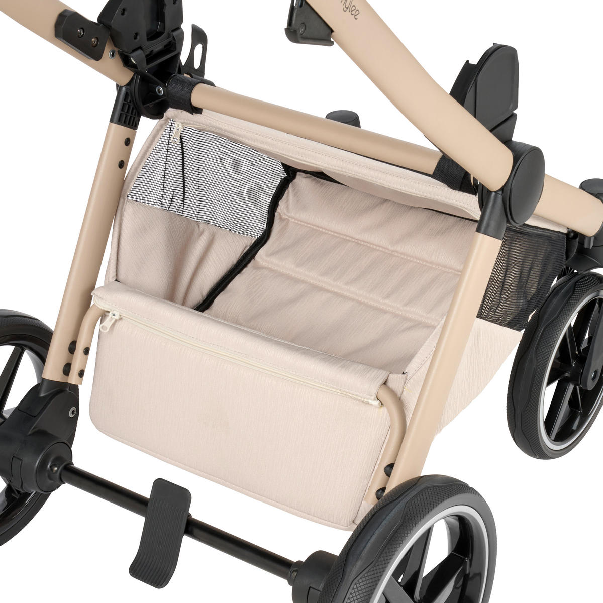 KINDERWAGENSET  - Beige, Trend, Kunststoff/Textil (100/59/106cm) - Jimmylee