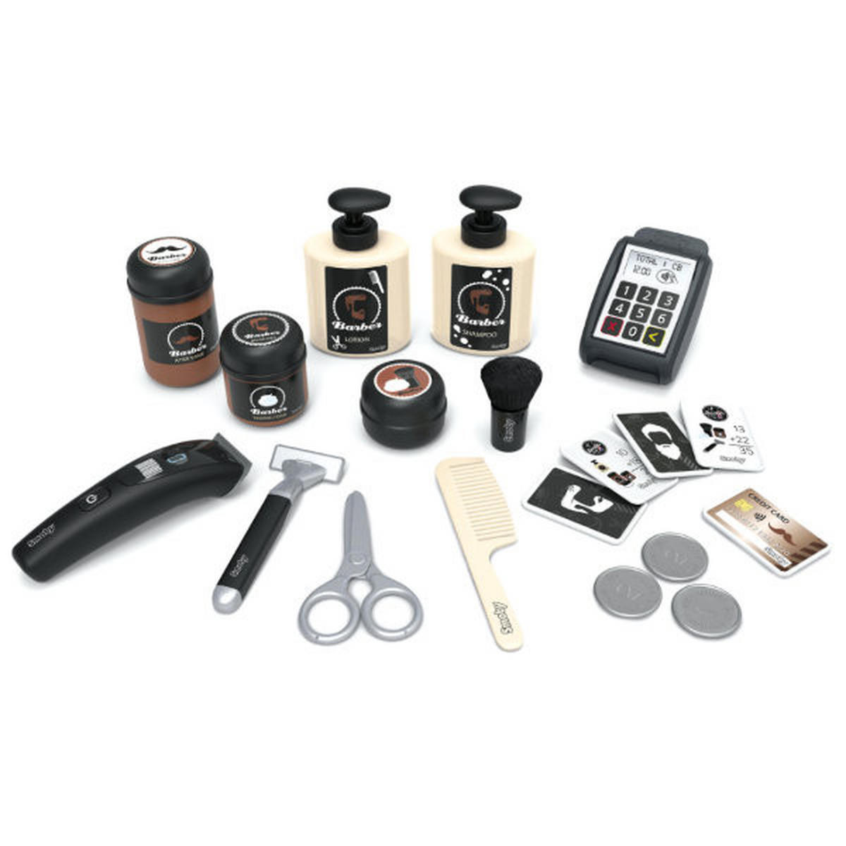 DJEČJI SET ZA OBLIKOVANJE KOS  Smoby Barber&Cut  - višebojno, Basics, plastika (26/54,90/68,90cm) - Simba