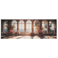 LEINWANDBILD Architektur 180/60 cm  - Multicolor, Basics, Holz/Papier (180/60cm) - Euroart