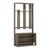 GARDEROBENSCHRANK 90/180/36 cm  - Eiche dunkel, Design, Holzwerkstoff (90/180/36cm) - Livetastic