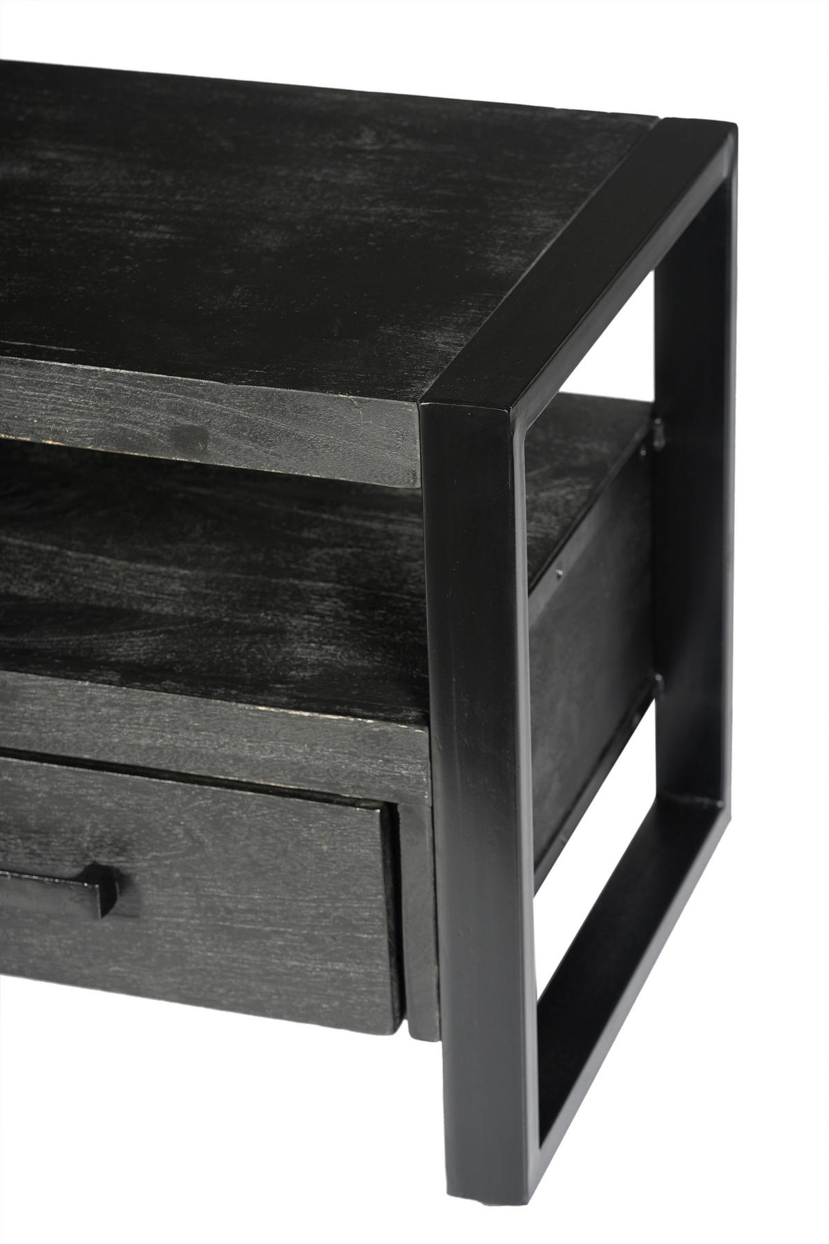 TV-ELEMENT Norris  150/50/45 cm  - Schwarz, Basics, Holz/Metall (150/50/45cm) - Livetastic