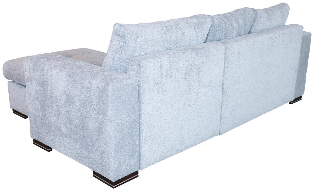 ECKSOFA in Webstoff Grau  - Braun/Grau, KONVENTIONELL, Holz/Textil (170/235cm) - Carryhome