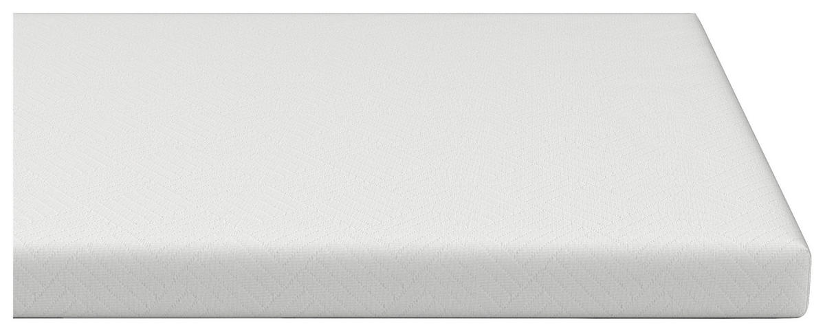 TOPPER 160/200 cm Höhe ca. 7 cm  - Weiß, Basics, Textil (160/200cm) - Chameo