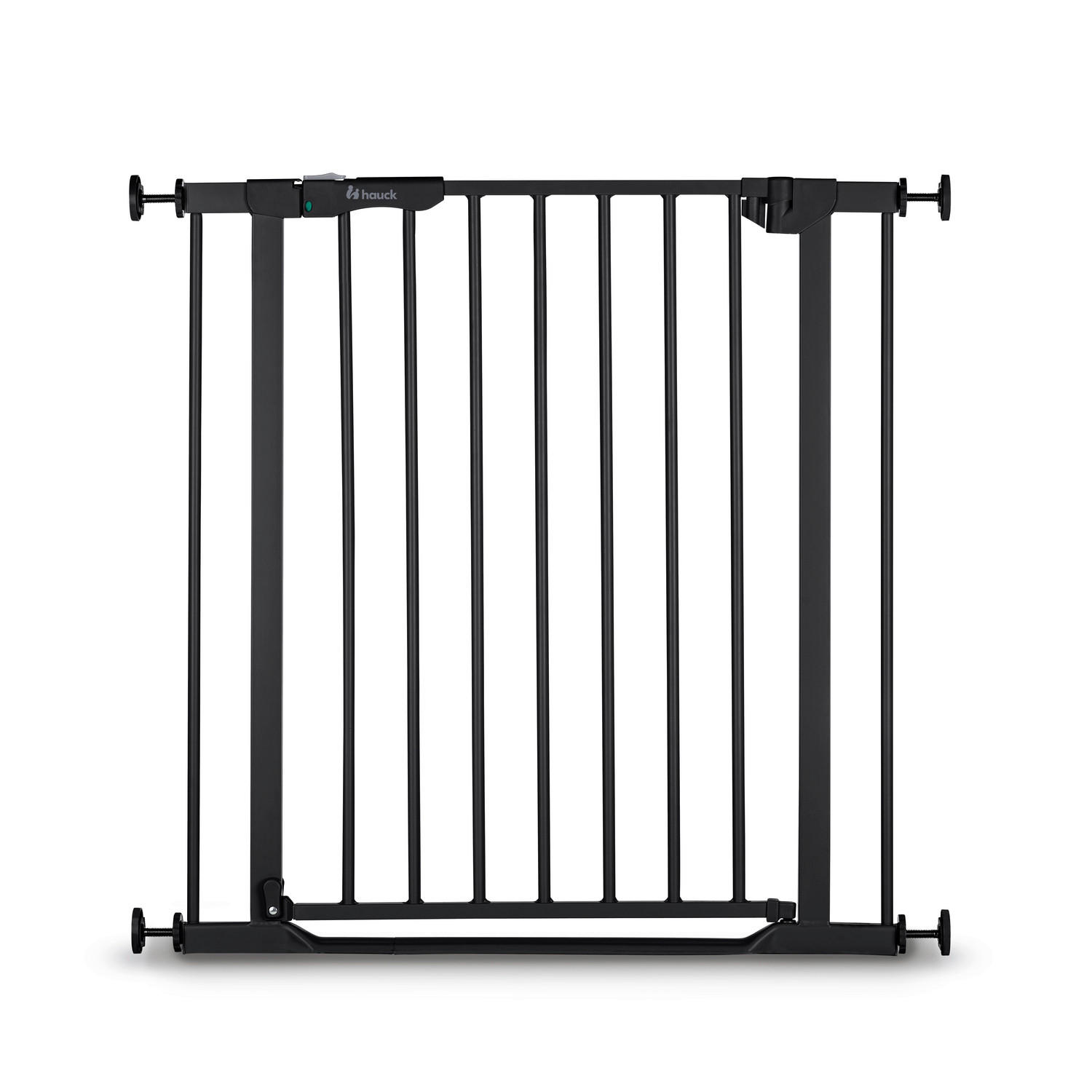 TÜRSCHUTZGITTER  - Schwarz, Basics, Kunststoff/Metall (75 - 80 cm/77/4cm) - Hauck