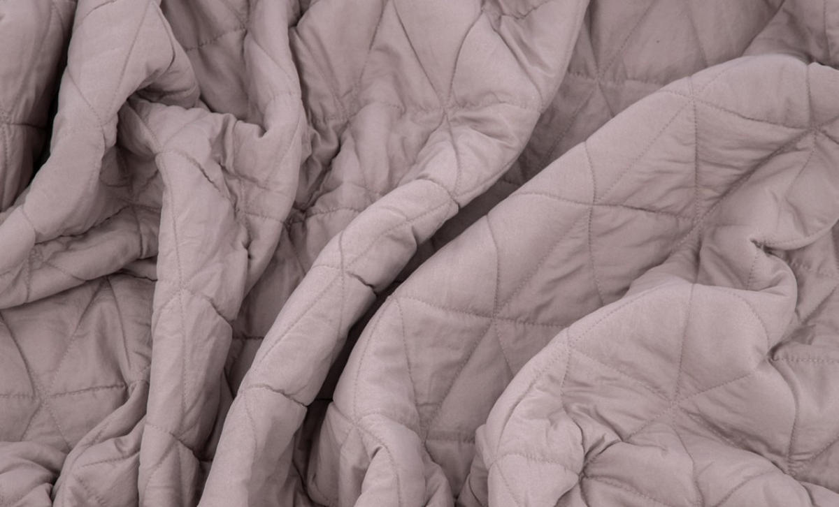 SÄNGÖVERKAST 150/250 cm  - ljusrosa, Design, textil (150/250cm)