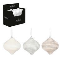 OBESEK ZA BOŽIČNO JELKO - večbarvno, Basics, umetna masa (8/8/8.5cm)