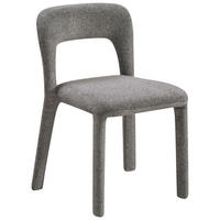 STUHL   Chenille  Grau  - Grau, MODERN, Textil/Metall (47/76/57cm) - Carryhome