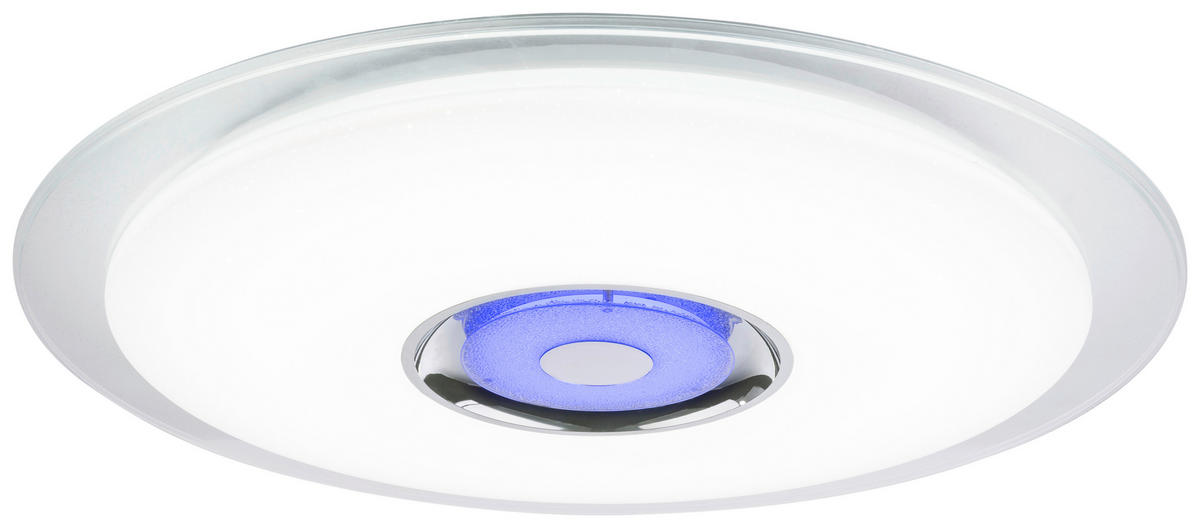 LED-DECKENLEUCHTE  Smart 60/6,1 cm   - Klar/Opal, Basics, Kunststoff/Metall (60/6,1cm) - Novel