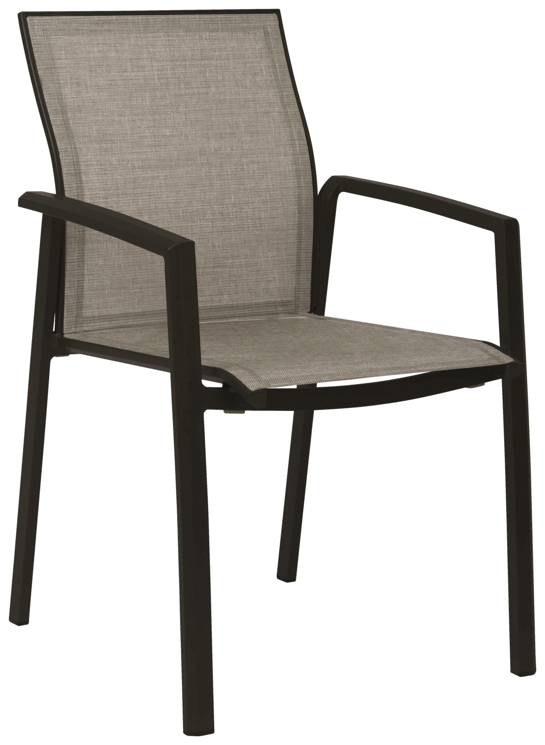 STAPELSESSEL Aluminium Grau, Schwarz  - Schwarz/Grau, Design, Textil/Metall (58/90/61cm) - Stern