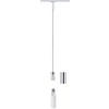 SCHIENENSYSTEM-HÄNGELEUCHTE URail 150 cm   - Chromfarben/Weiß, Design, Metall (150cm) - Paulmann