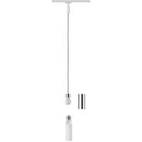 SCHIENENSYSTEM-HÄNGELEUCHTE URail 150 cm   - Chromfarben/Weiß, Design, Metall (150cm) - Paulmann