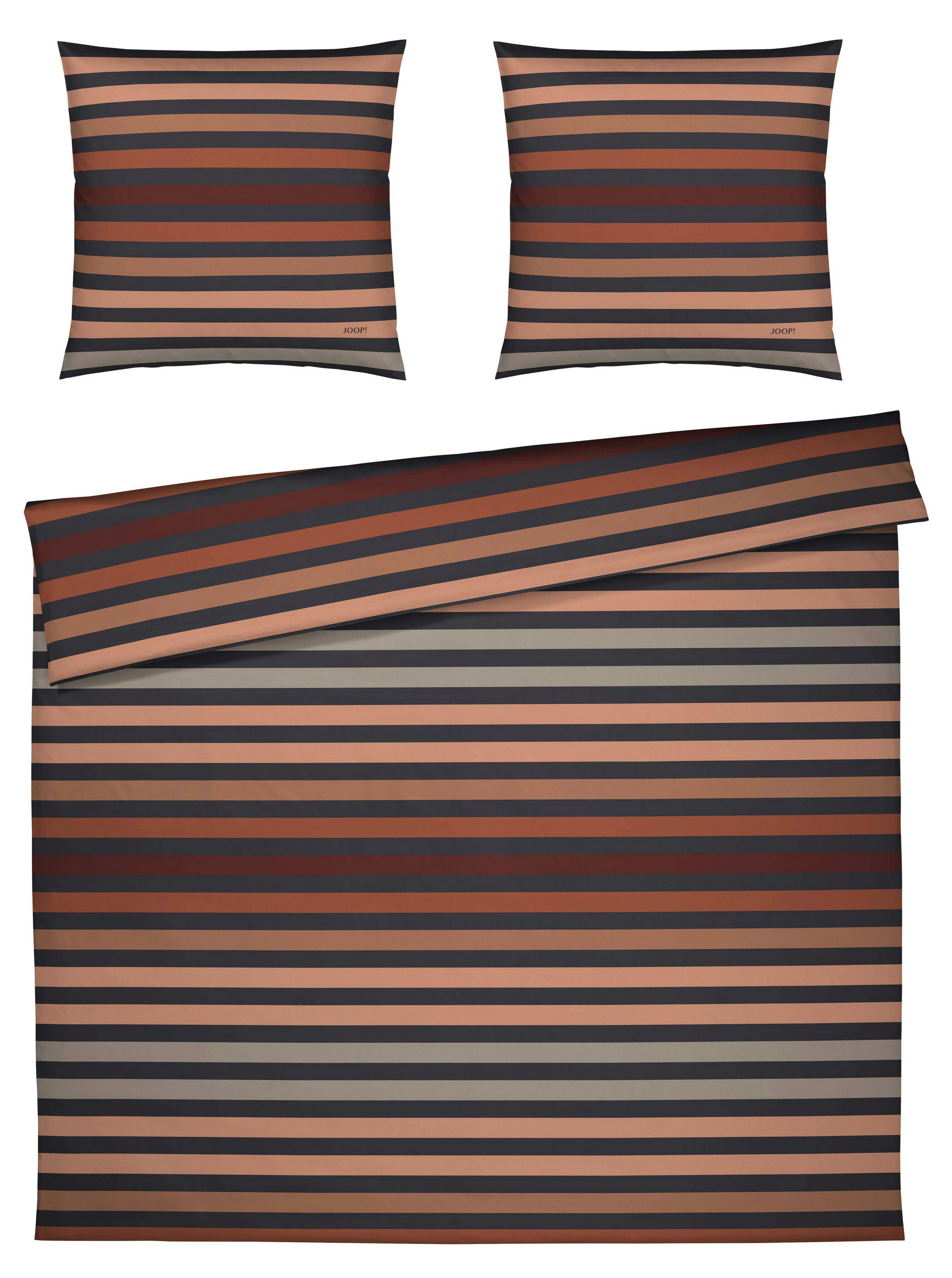 BETTWÄSCHE Tone Makosatin 200/200 cm  - Kupferfarben, Design, Naturmaterialien/Textil (200/200cm) - Joop!