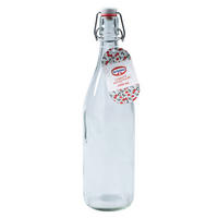 UNIVERZÁLIS PALACK  - áttetsző, Basics, üveg/fém (1000ml) - Dr.Oetker