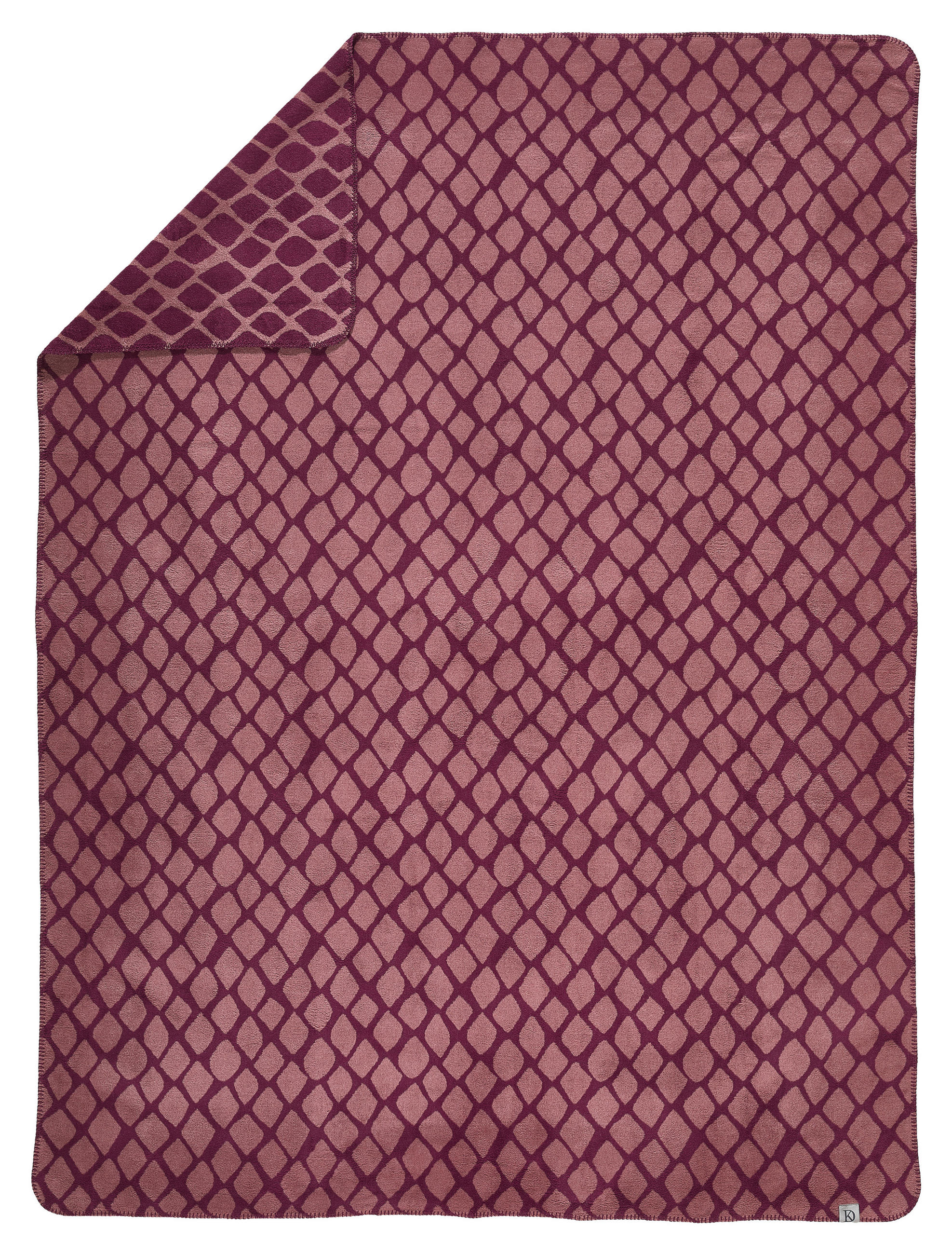 Dieter Knoll Wohndecke Snako Kirschrot 150x200 cm
