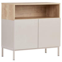 SIDEBOARD  80/80/40 cm  - Sandfarben/Eichefarben, MODERN, Holzwerkstoff (80/80/40cm) - MID.YOU