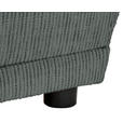 CHAISELONGUE Chenille Grau  - Schwarz/Grau, KONVENTIONELL, Kunststoff/Textil (93/73/171cm) - Carryhome