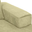 ECKSOFA  in Cord Hellgrün  285/170 cm  - Schwarz/Hellgrün, KONVENTIONELL, Textil/Metall (285/170cm) - Carryhome