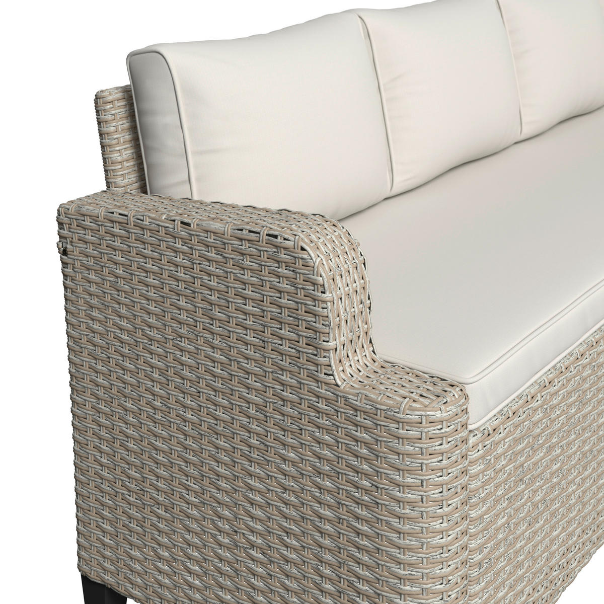 DINING-LOUNGESET  - Beige, KONVENTIONELL, Metall (235/73/66cm) - Ambia Garden