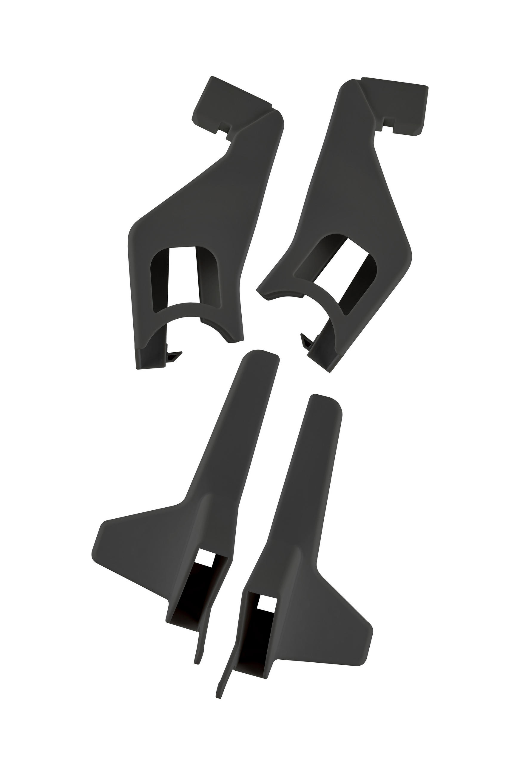 HOCHSTUHL-ADAPTER Lunch  - Schwarz, Basics, Kunststoff/Metall - My Baby Lou