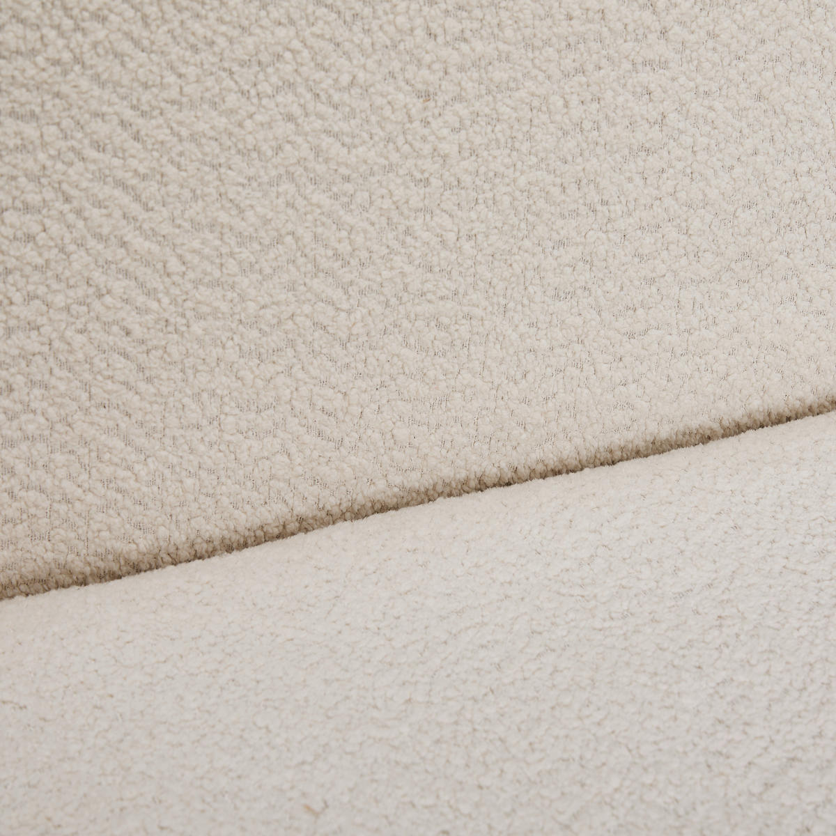 SEDACIA ZOSTAVA, textil, biela - biela/strieborná, Trend, kov/textil (218/103/75/87cm) - Livetastic
