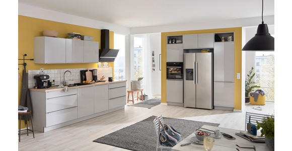 EINBAUKÜCHE   - Grau, Design, Holzwerkstoff - Dieter Knoll