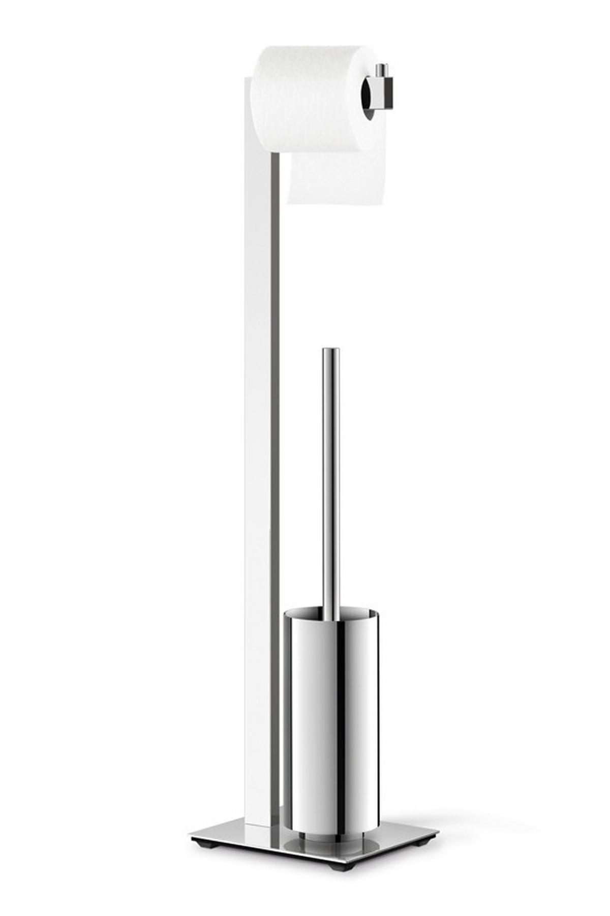 WC-BÜRSTENKOMBINATION - Edelstahlfarben, Basics, Metall (15/72.5/18cm) - Zack