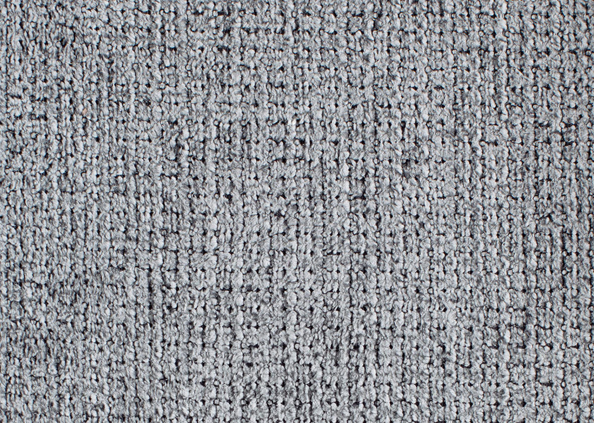 HOCKER in Textil Grau  - Schwarz/Grau, Design, Textil/Metall (138/44/67cm) - Beldomo Style