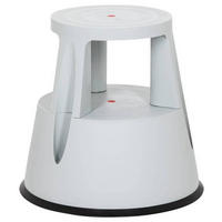 TRITTHOCKER Hellgrau  - Hellgrau, MODERN, Kunststoff (48/43/48cm) - MID.YOU