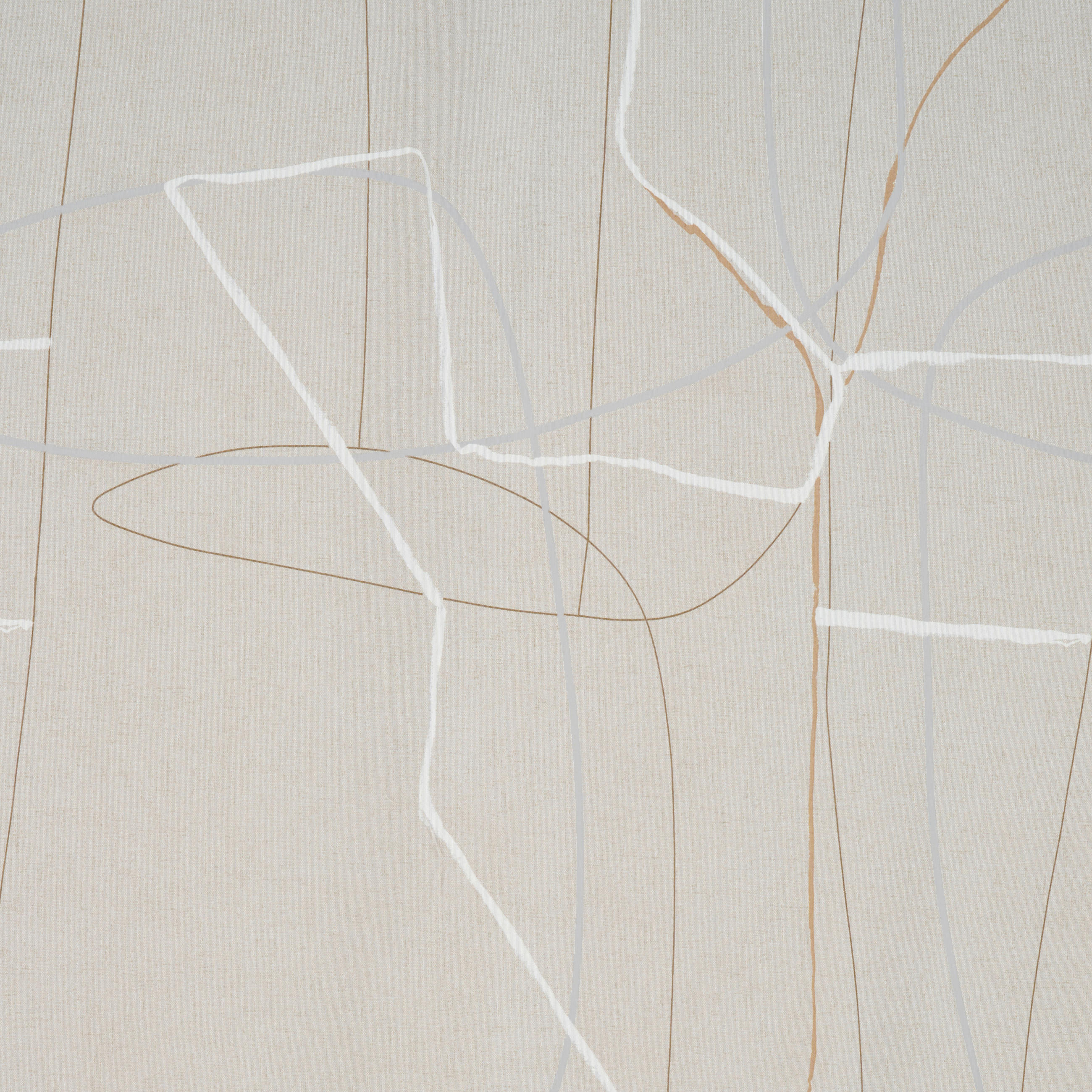 VORHANGSTOFF per lfm halbtransparent  - Perlmutt, Design, Textil (300 cmcm) - Esposa
