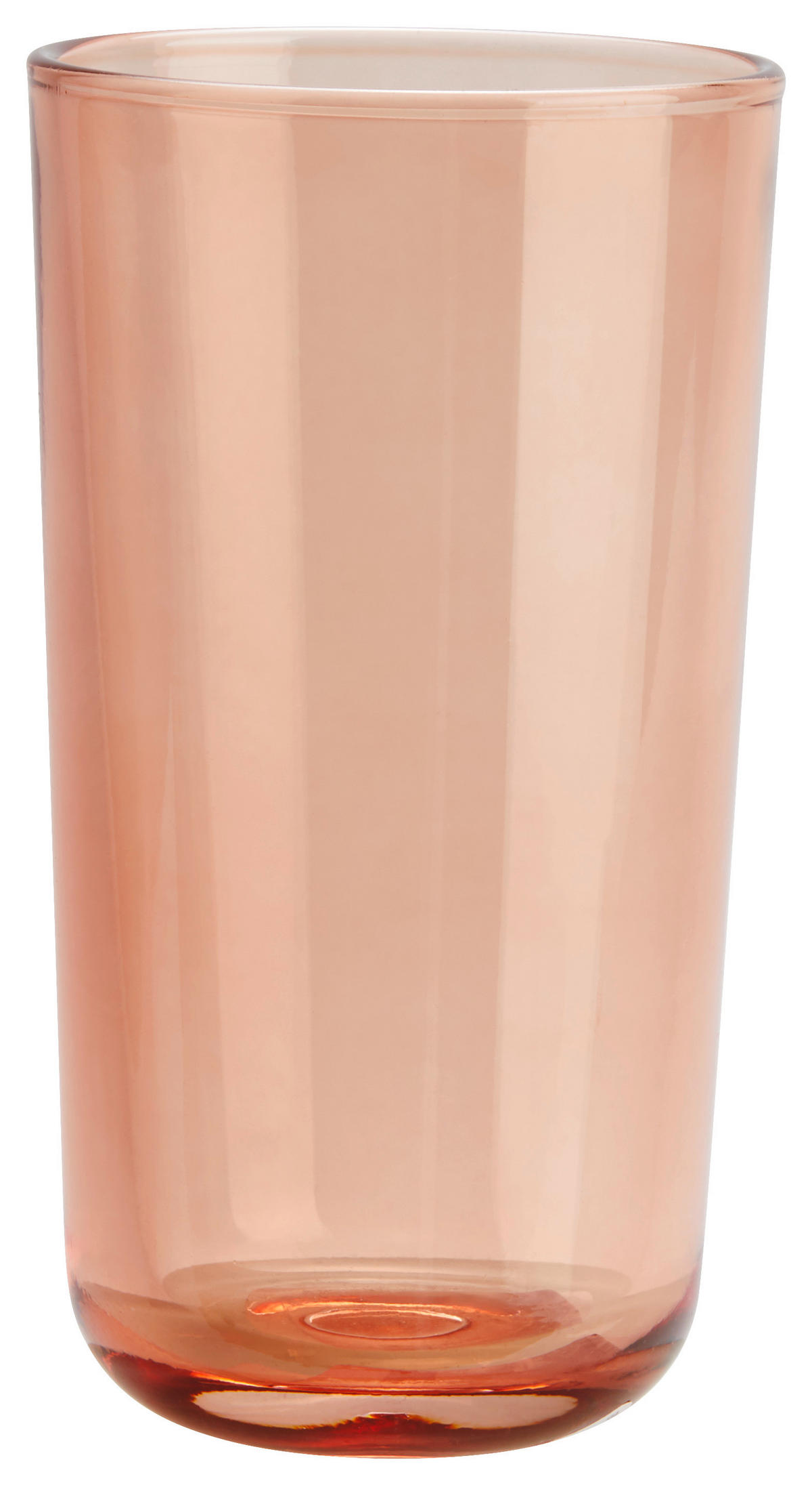 POHÁR NA VODU - oranžová/sivohnedá, Design, sklo (310ml) - Luca Bessoni
