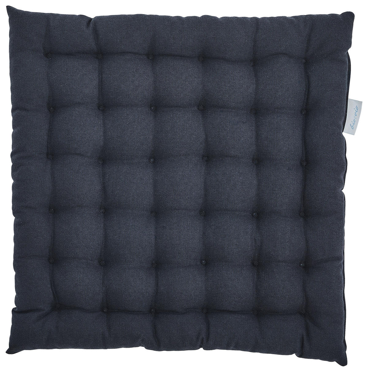 PODUŠKA NA SEDENIE,  - antracitová, Basics, textil (38/38/4cm) - Bio:Vio