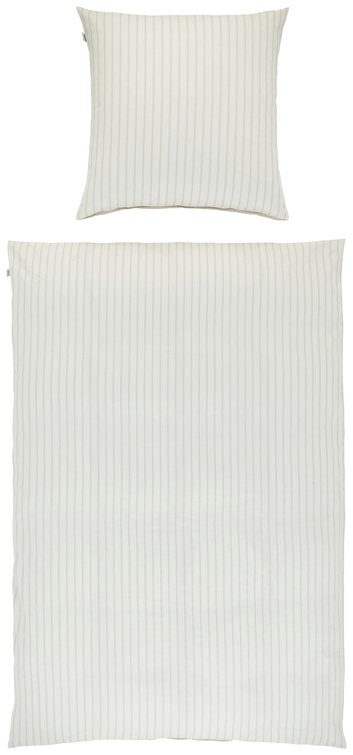 WENDEBETTWÄSCHE SW-Heritage Satin 135/200 cm  - Beige/Creme, Basics, Textil (135/200cm) - Schöner Wohnen
