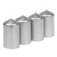 SADA VALCOVÝCH SVIEČOK - svetlosivá, Basics, parafín (5,7/10,0cm)