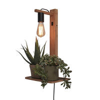 WANDLEUCHTE GOOD&MOJO  30/18/52 cm   - Naturfarben, Trend (30/18/52cm) - Good & Mojo