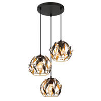 HÄNGELEUCHTE 40/150 cm    - Klar/Goldfarben, Basics, Kunststoff/Metall (40/150cm) - Globo