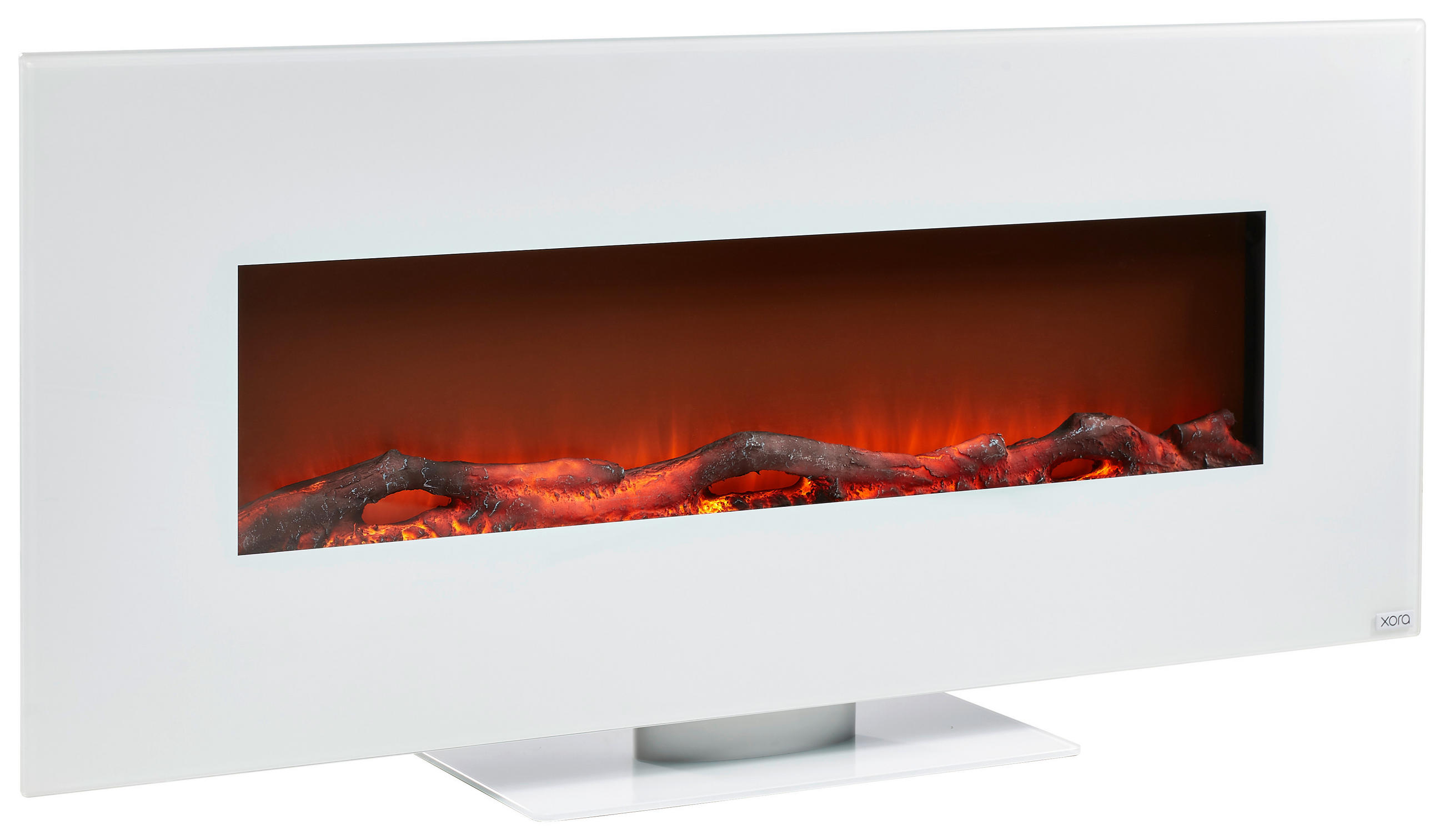 ELEKTROKAMIN - Weiß, Design, Glas/Holzwerkstoff (128/55/14cm) - Xora