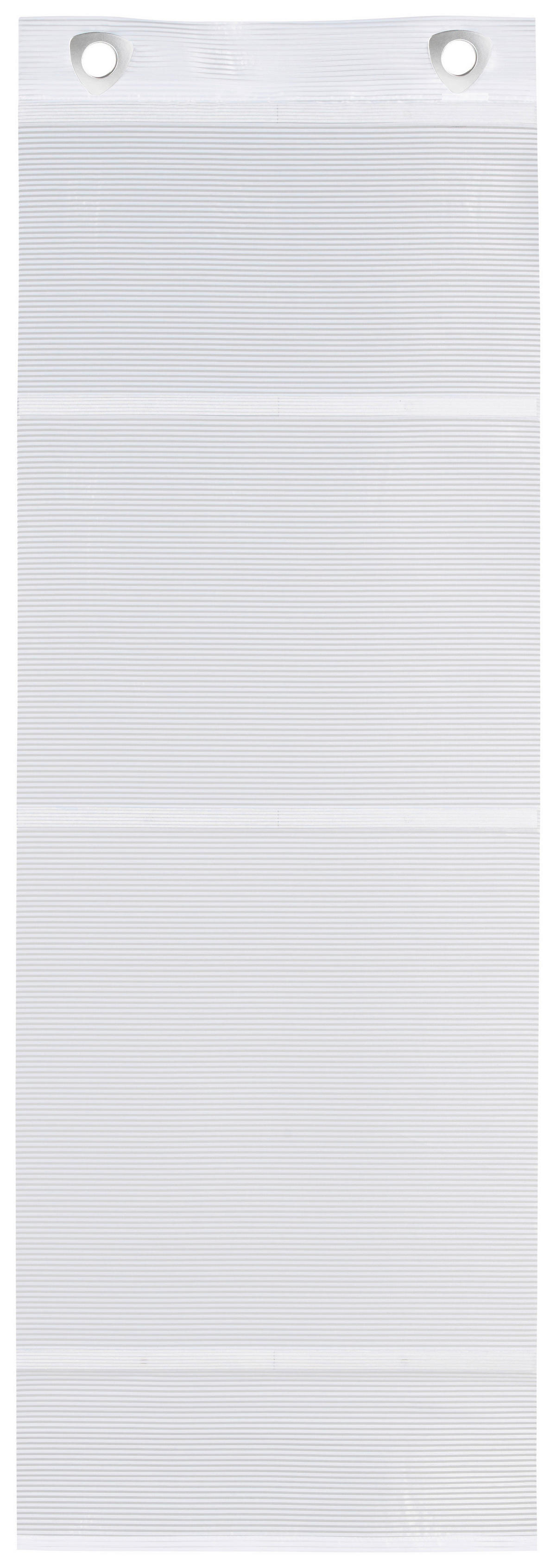 Raffrollo 60x130 cm in Weiß mit entdecken Ösen