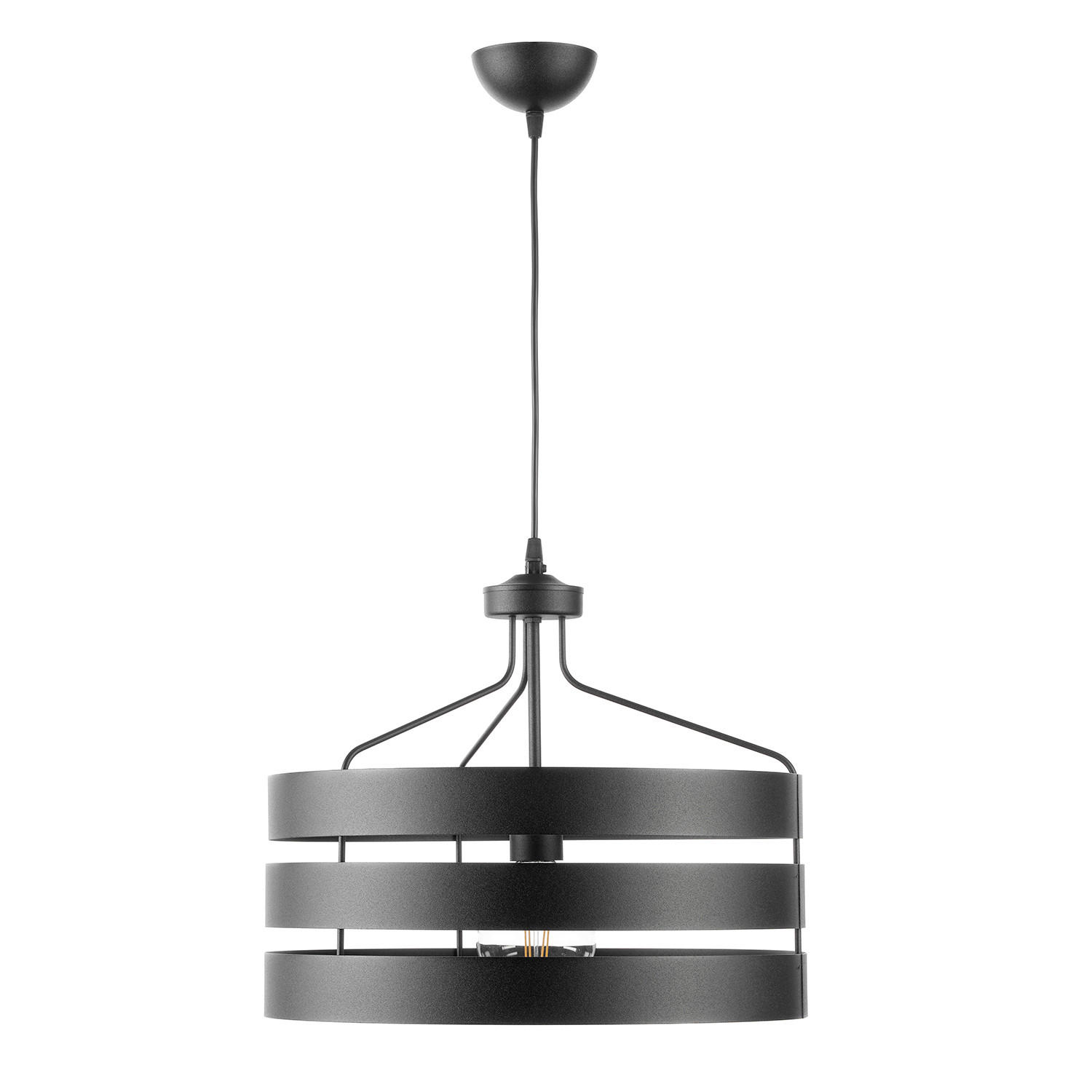 VISIACE SVIETIDLO, 45/120 cm  - čierna, Design, kov (45/120cm)